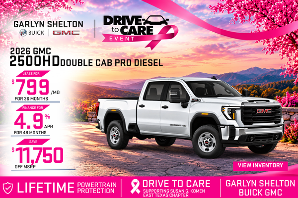 GMC Sierra 2500HD offer at Garlyn Shelton Buick GMC