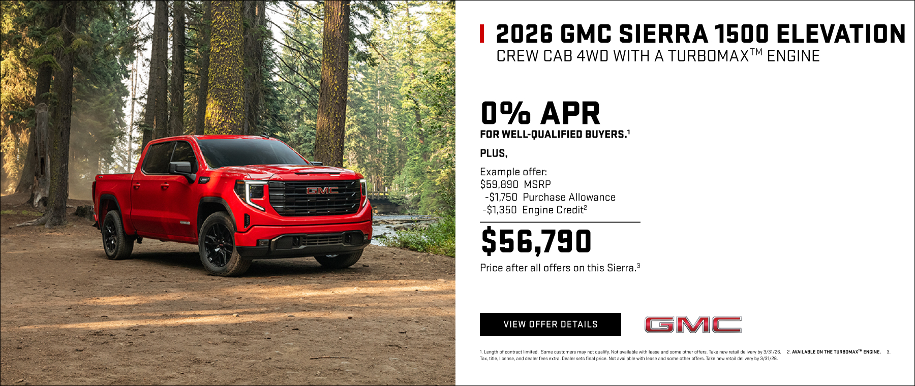 2026 GMC Sierra 1500 Elevation in Temple TX